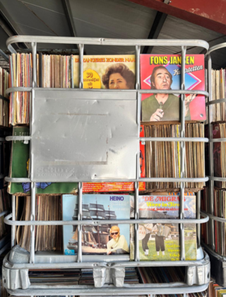 Ca. 3000x IBC-krat Lp’s / langspeelplaten, 12-inch vinyl